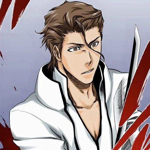 ☕ Стикер «Aizen Sosuke» для Telegram