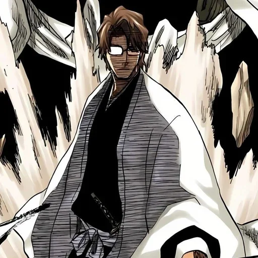 ☕ Стикер «Aizen Sosuke» для Telegram