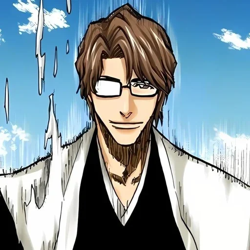 ☕ Стикер «Aizen Sosuke» для Telegram