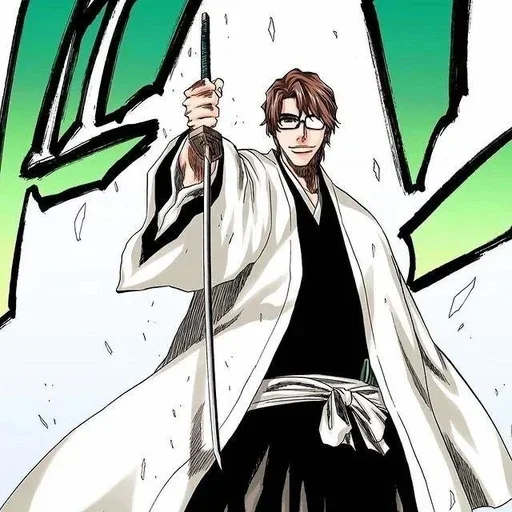 ☕ Стикер «Aizen Sosuke» для Telegram