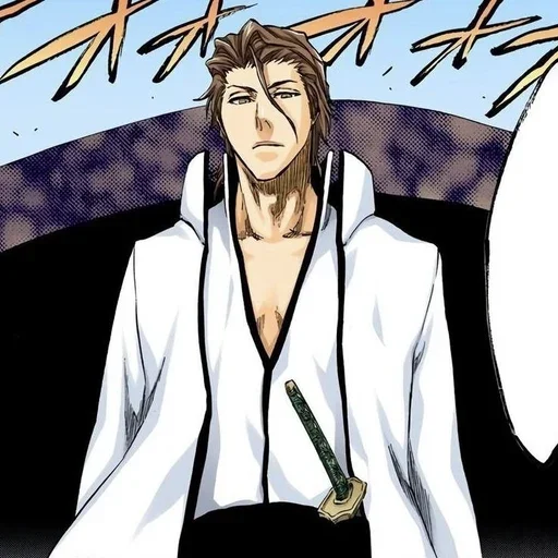 ☕ Стикер «Aizen Sosuke» для Telegram