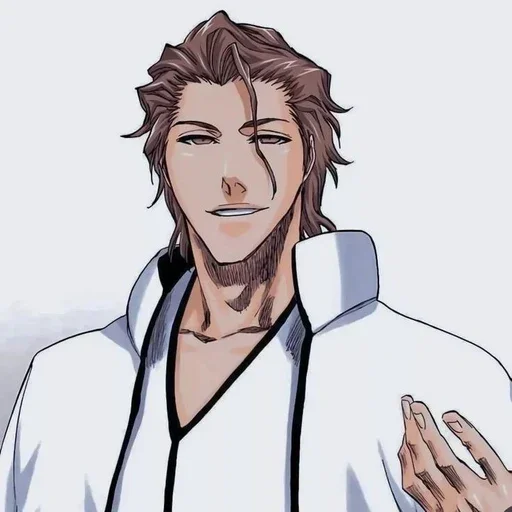 ☕ Стикер «Aizen Sosuke» для Telegram