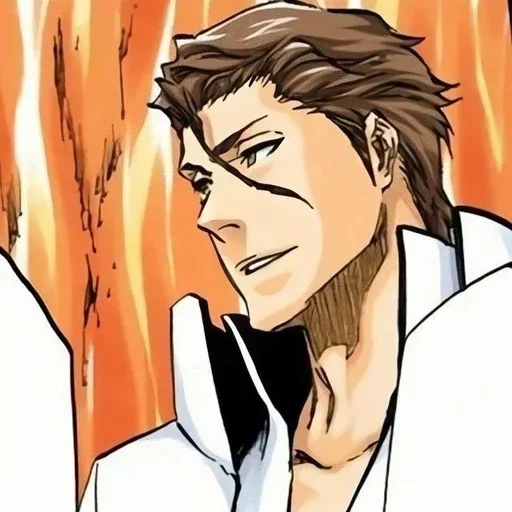 ☕ Стикер «Aizen Sosuke» для Telegram