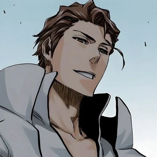 ☕ Стикер «Aizen Sosuke» для Telegram
