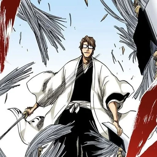 ☕ Стикер «Aizen Sosuke» для Telegram
