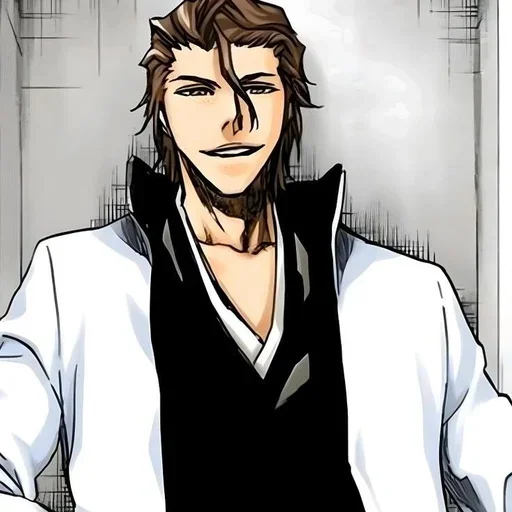 ☕ Стикер «Aizen Sosuke» для Telegram