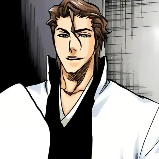 ☕ Стикер «Aizen Sosuke» для Telegram