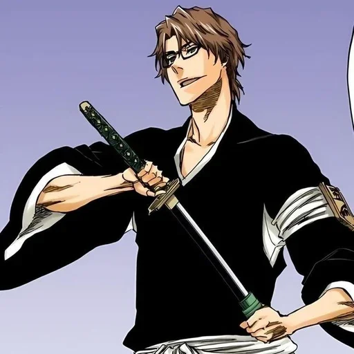 ☕ Стикер «Aizen Sosuke» для Telegram