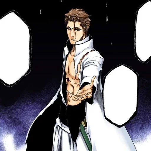 ☕ Стикер «Aizen Sosuke» для Telegram