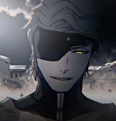 🖤 Стикер «Sosuke Aizen» для Telegram
