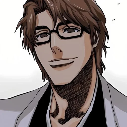 🖤 Стикер «Sosuke Aizen» для Telegram