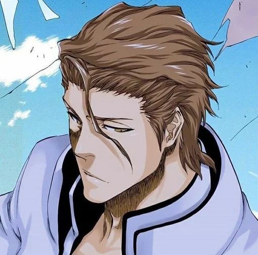 🖤 Стикер «Sosuke Aizen» для Telegram
