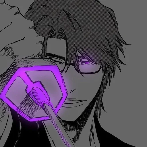 🖤 Стикер «Sosuke Aizen» для Telegram