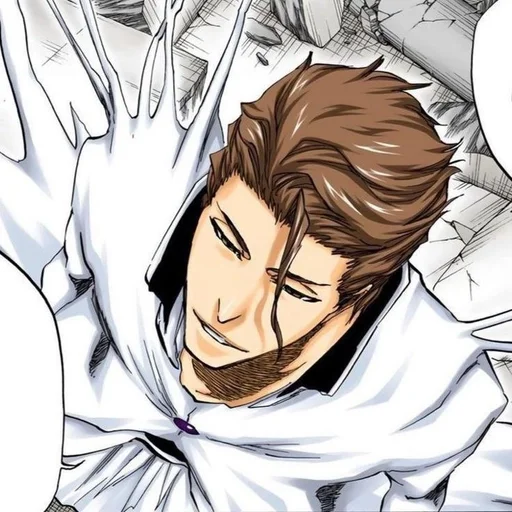 🖤 Стикер «Sosuke Aizen» для Telegram