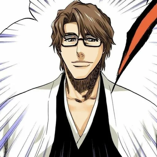 🖤 Стикер «Sosuke Aizen» для Telegram