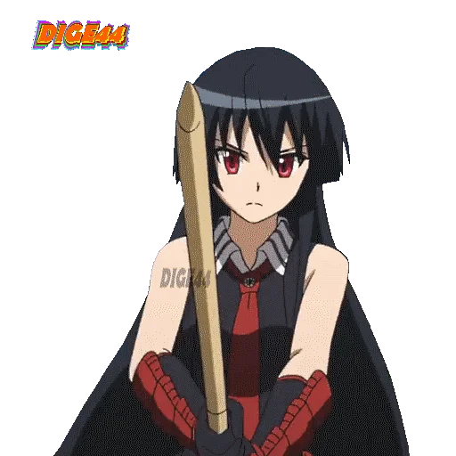 😠 Стикер «AKAME AKAME GA KILL» для Telegram