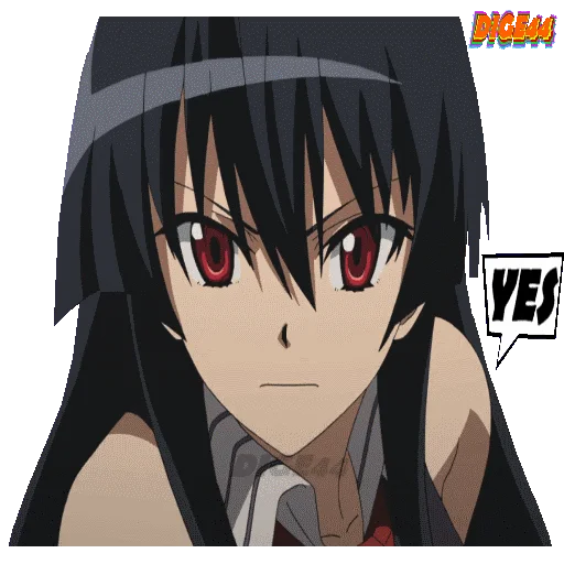 👍 Стикер «AKAME AKAME GA KILL» для Telegram