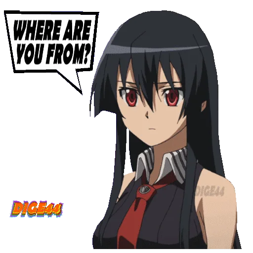 🏳️ Стикер «AKAME AKAME GA KILL» для Telegram