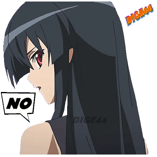👎 Стикер «AKAME AKAME GA KILL» для Telegram