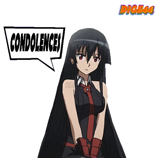 ⚰️ Стикер «AKAME AKAME GA KILL» для Telegram
