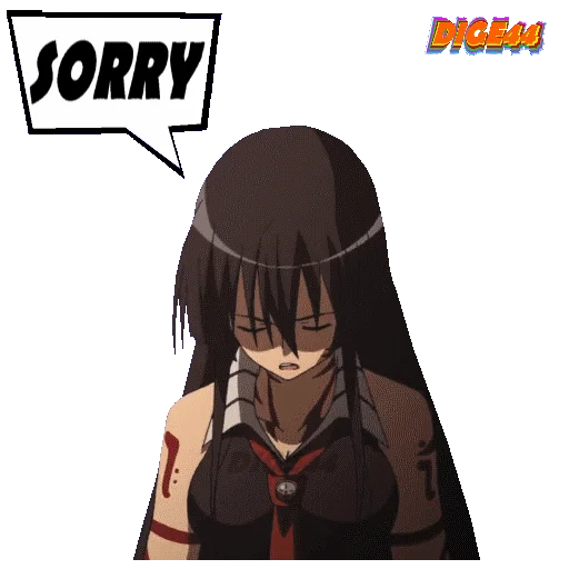 😰 Стикер «AKAME AKAME GA KILL» для Telegram