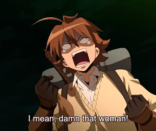 😡 Стикер «Akame ga Kill!» для Telegram