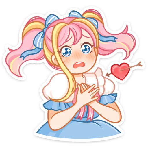 💘 Стикер «Акари» для Telegram