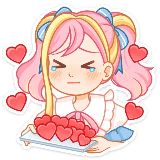 ❤️ Стикер «Акари» для Telegram