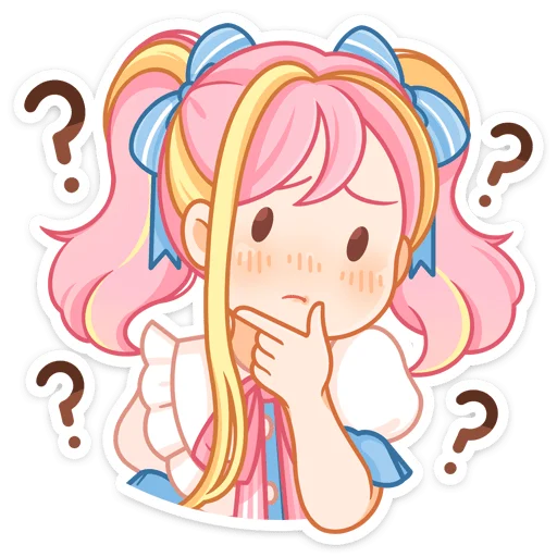 🤔 Стикер «Акари» для Telegram