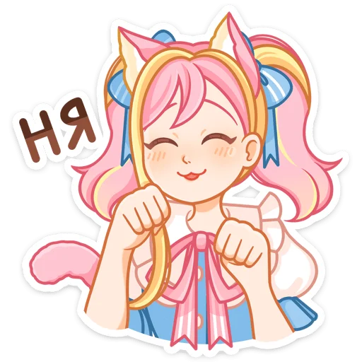😻 Стикер «Акари» для Telegram