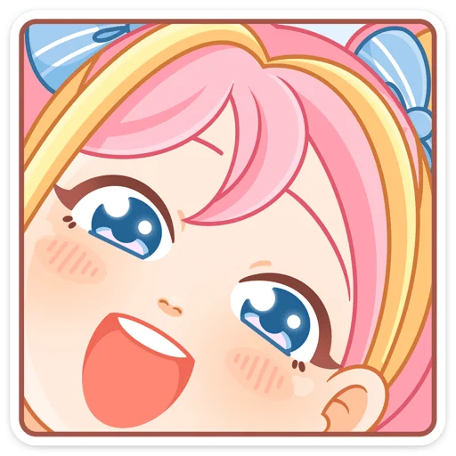 🤩 Стикер «Акари» для Telegram
