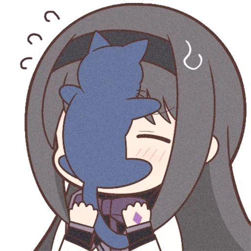 🐈‍⬛ Стикер «Homura Akemi Neko» для Telegram