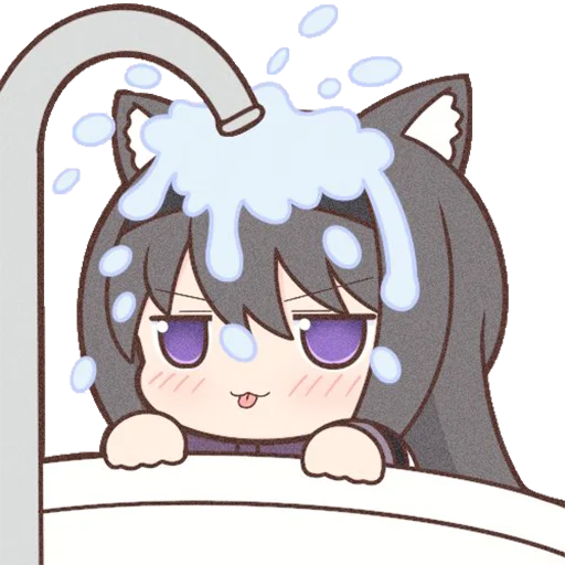 🚰 Стикер «Homura Akemi Neko» для Telegram