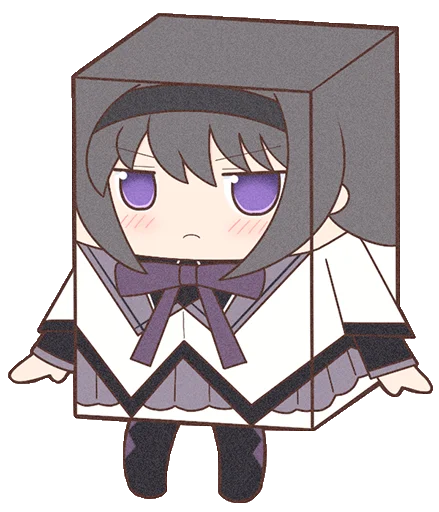🧊 Стикер «Homura Akemi Neko» для Telegram