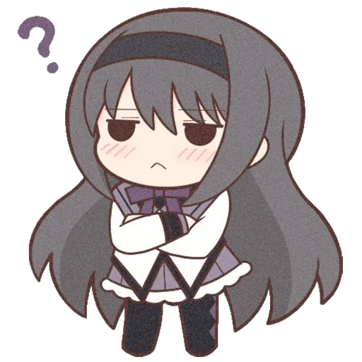 ❓ Стикер «Homura Akemi Neko» для Telegram