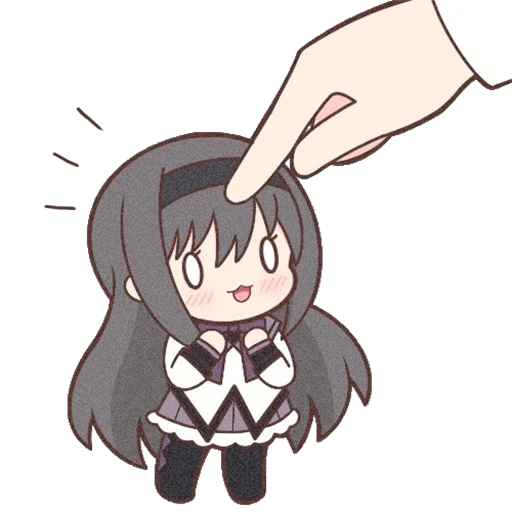 ☺️ Стикер «Homura Akemi Neko» для Telegram
