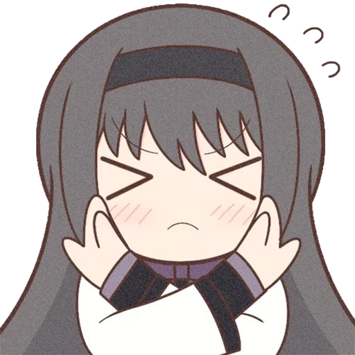 👎 Стикер «Homura Akemi Neko» для Telegram