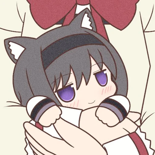 😄 Стикер «Homura Akemi Neko» для Telegram