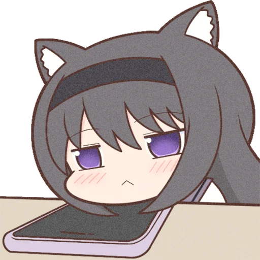 📞 Стикер «Homura Akemi Neko» для Telegram