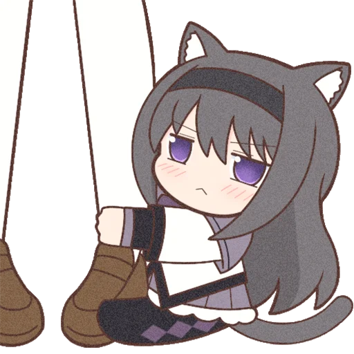 😒 Стикер «Homura Akemi Neko» для Telegram