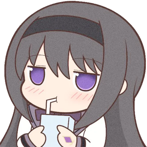 🧃 Стикер «Homura Akemi Neko» для Telegram