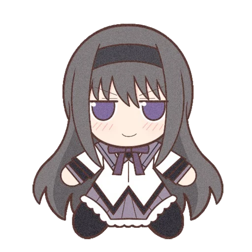 👧 Стикер «Homura Akemi Neko» для Telegram