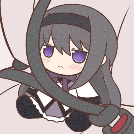 🚗 Стикер «Homura Akemi Neko» для Telegram