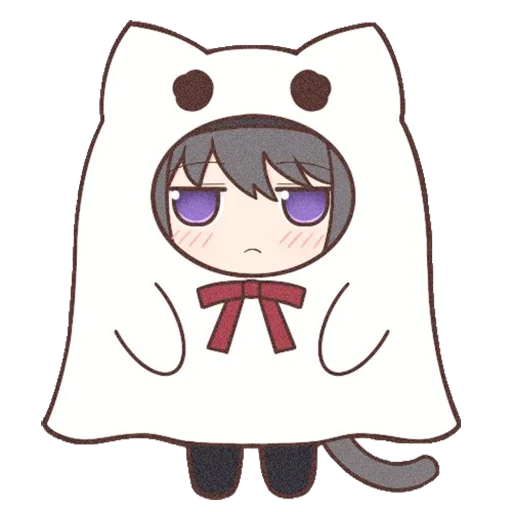 👻 Стикер «Homura Akemi Neko» для Telegram