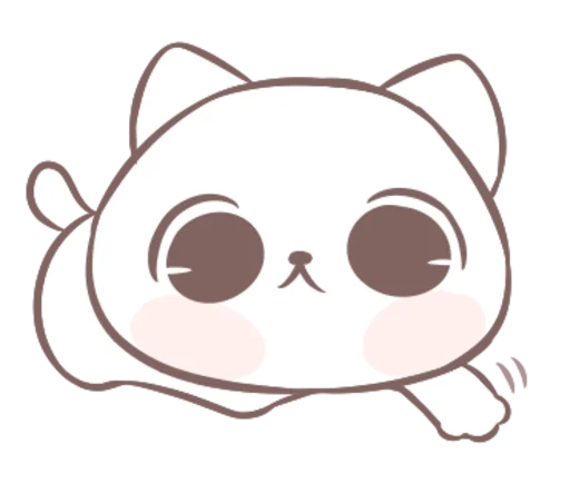 😐 Стикер «being kitten» для Telegram