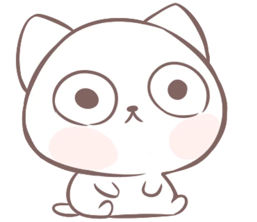 😮 Стикер «being kitten» для Telegram