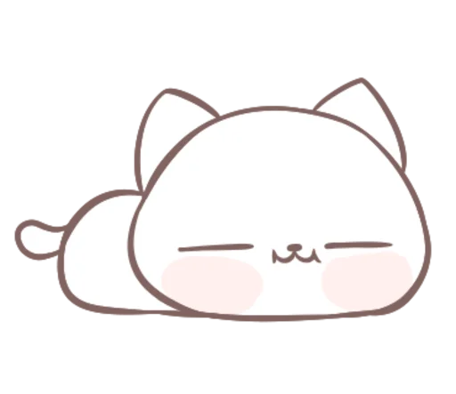 😌 Стикер «being kitten» для Telegram