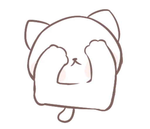 🙈 Стикер «being kitten» для Telegram