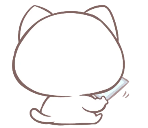 📱 Стикер «being kitten» для Telegram