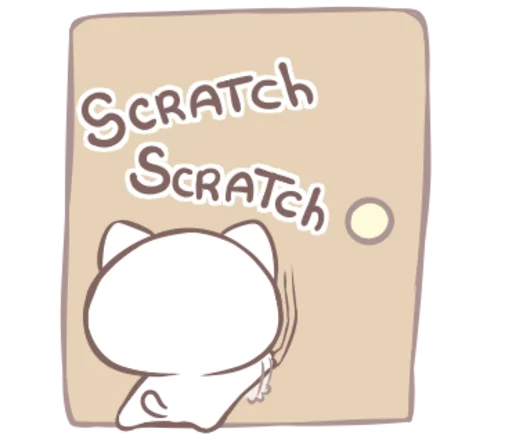 🐾 Стикер «being kitten» для Telegram